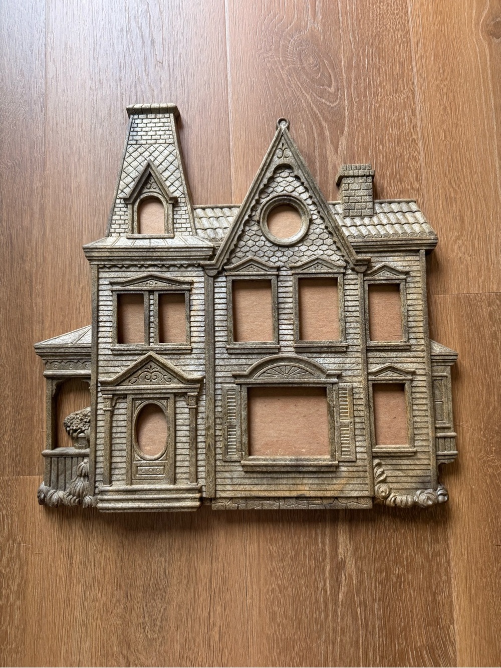 Vintage 1981 Syroco #9270 Victorian Gothic House Multi Picture Frame USA